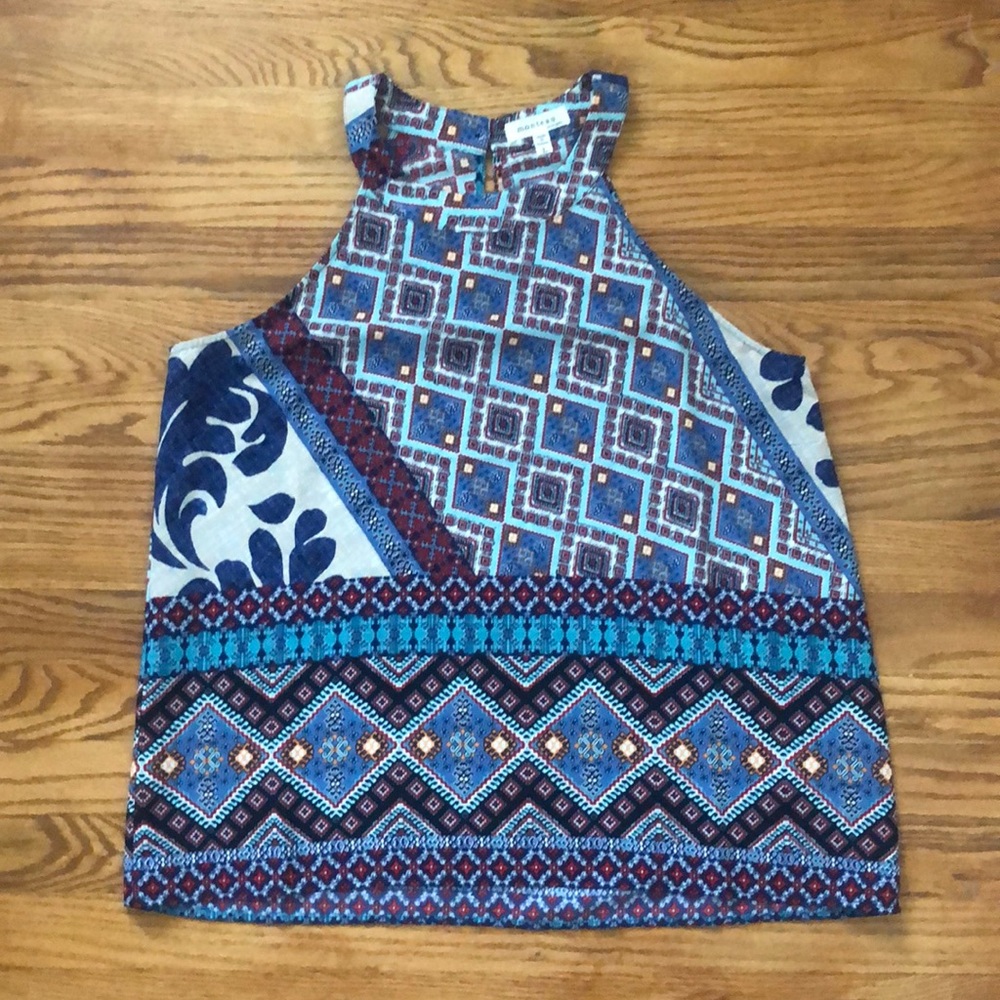 Multicolored Halter Tank